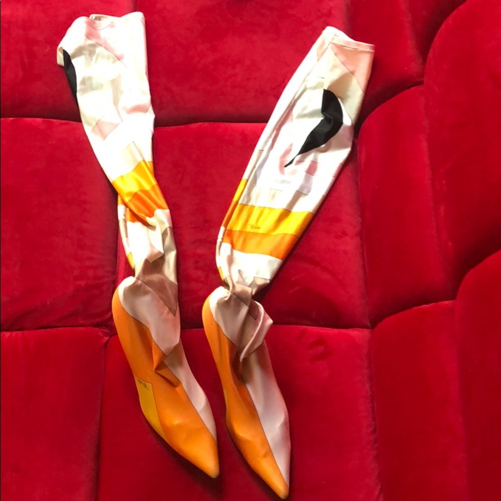 Pucci thigh highs